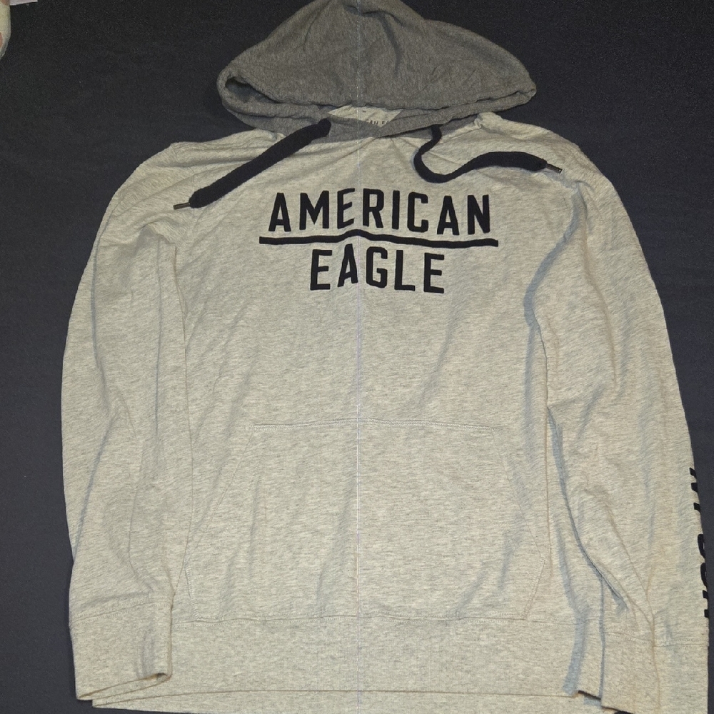 American Eagle Outfitters Light Gray Hoodie